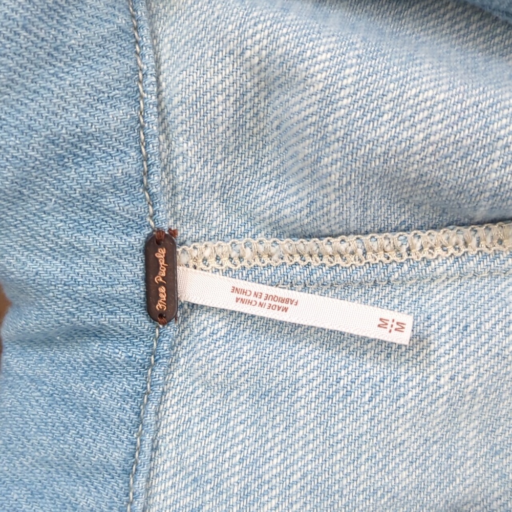 Free People Denim Mini Dress *Read Description* - Picture 3 of 10